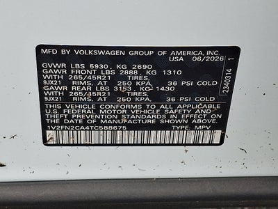 2026 Volkswagen Atlas SEL Premium R-Line
