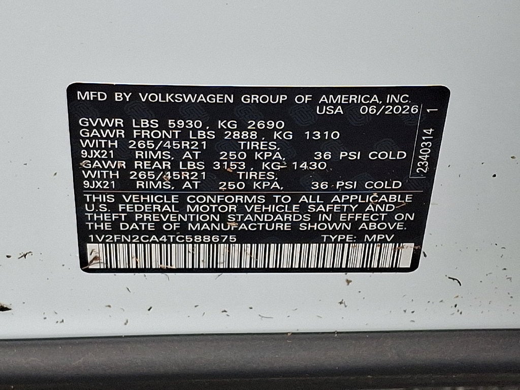 2026 Volkswagen Atlas SEL Premium R-Line