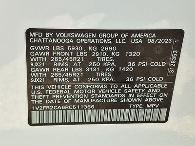 2024 Volkswagen Atlas 2.0T SEL Premium R-Line
