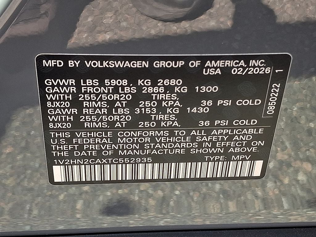 2026 Volkswagen Atlas 2.0T SE w/Technology