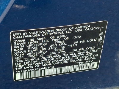 2023 Volkswagen Atlas 2.0T SE w/Technology