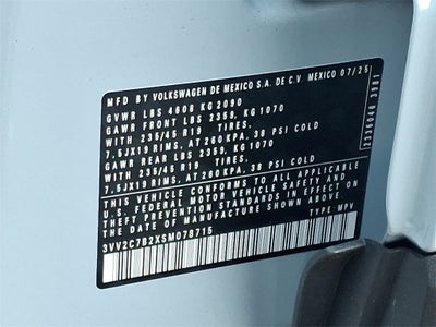 2025 Volkswagen Taos 1.5T SE Black