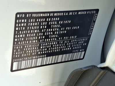 2026 Volkswagen Taos 1.5T S