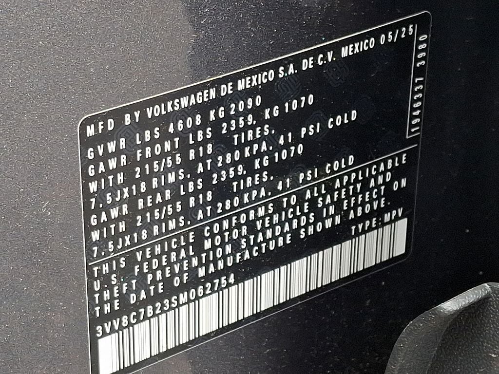 2025 Volkswagen Taos 1.5T S