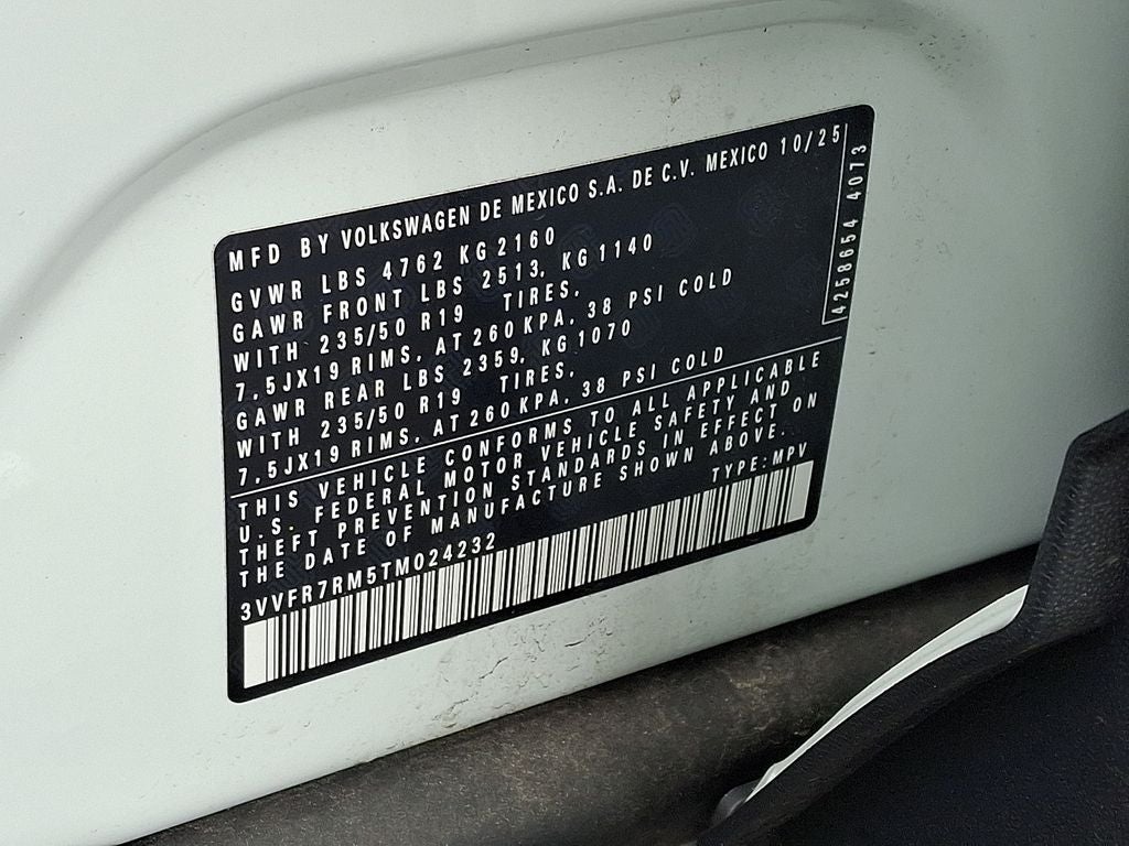 2026 Volkswagen Tiguan 2.0T SE