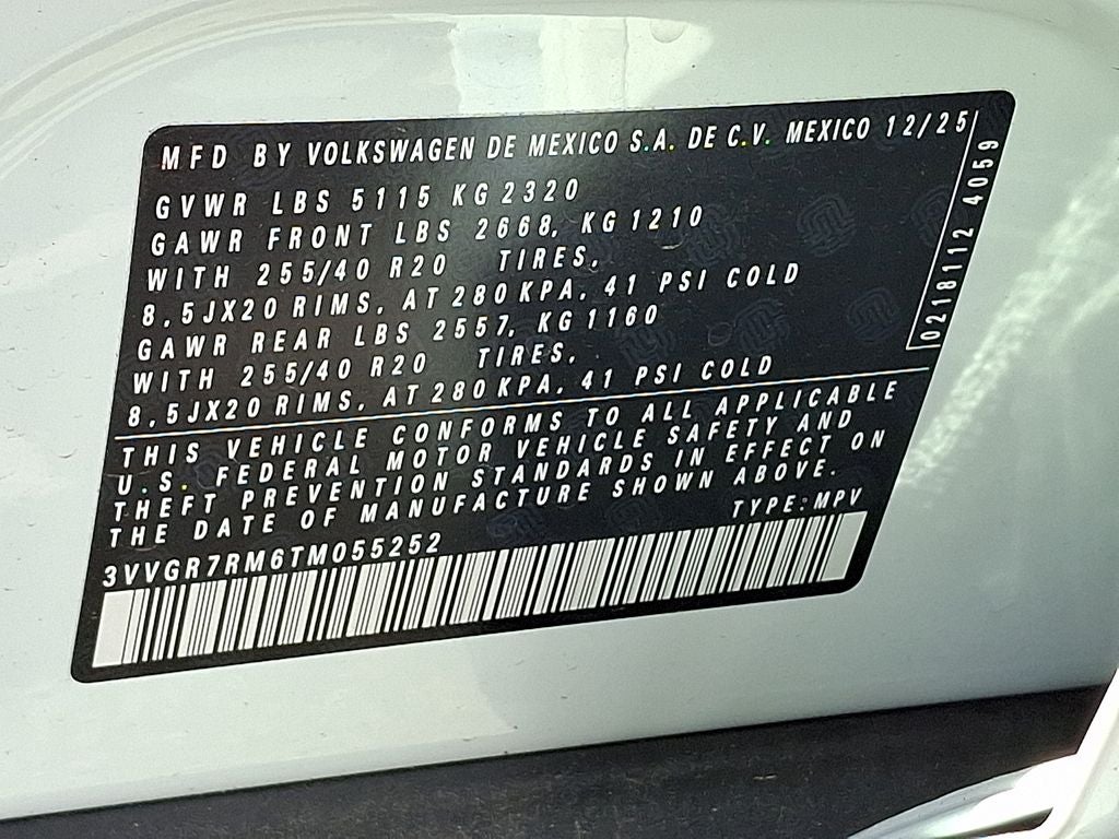 2026 Volkswagen Tiguan 2.0T SE R-Line Black