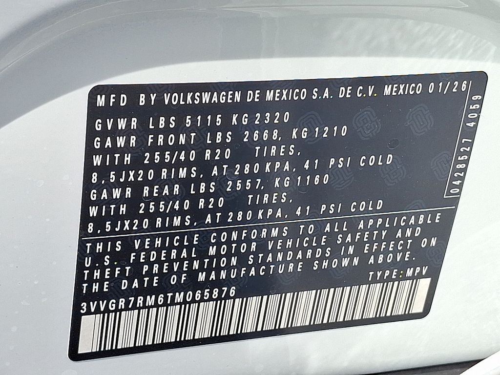 2026 Volkswagen Tiguan 2.0T SE R-Line Black