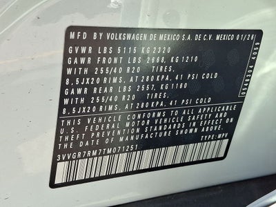 2026 Volkswagen Tiguan 2.0T SE R-Line Black