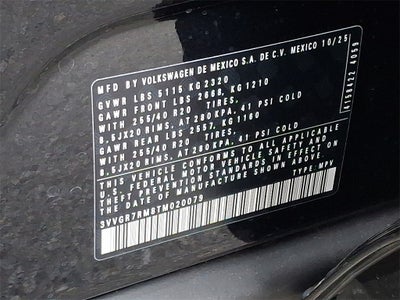 2026 Volkswagen Tiguan 2.0T SE R-Line Black