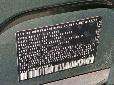 2025 Volkswagen Tiguan 2.0T SEL R-Line