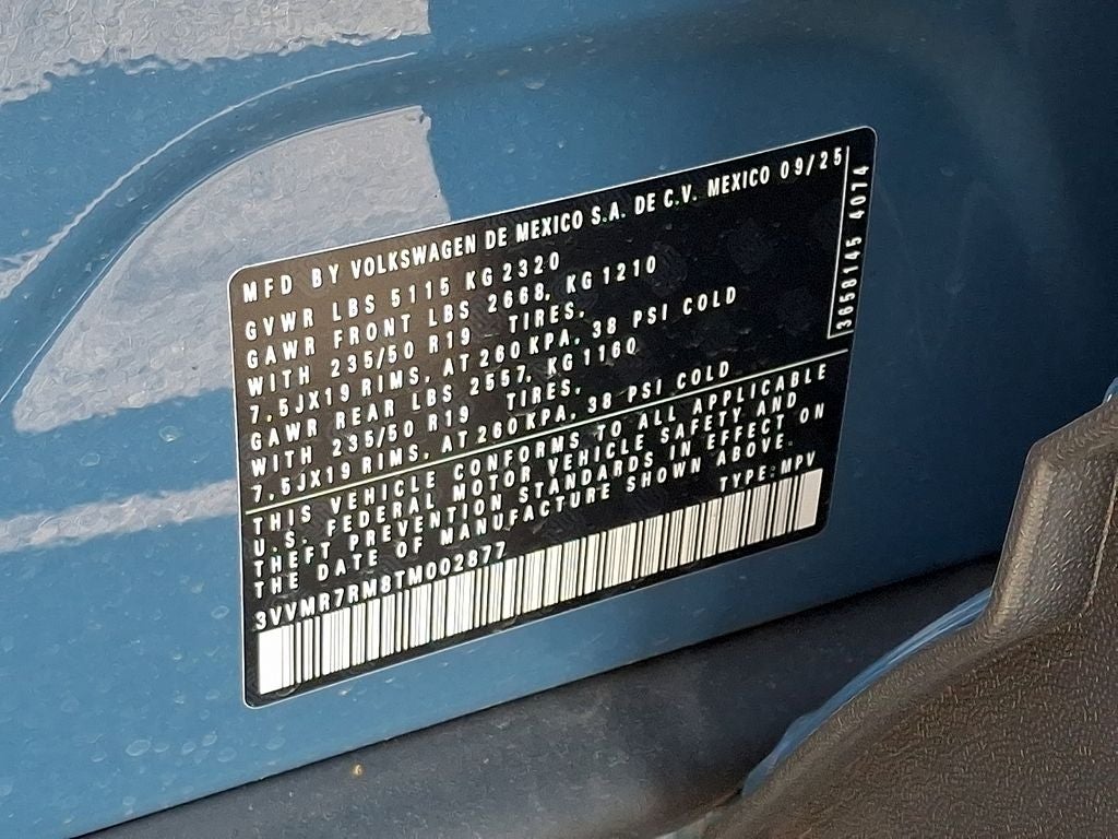 2026 Volkswagen Tiguan 2.0T SE