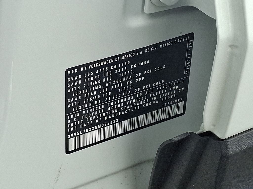 2025 Volkswagen Taos 1.5T SE