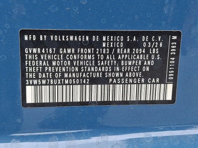 2026 Volkswagen Jetta 1.5T S