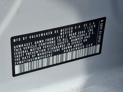 2021 Volkswagen Golf GTI 2.0T SE