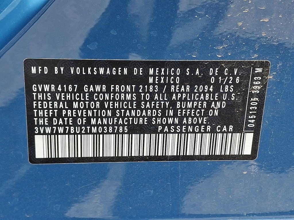 2026 Volkswagen Jetta 1.5T SE