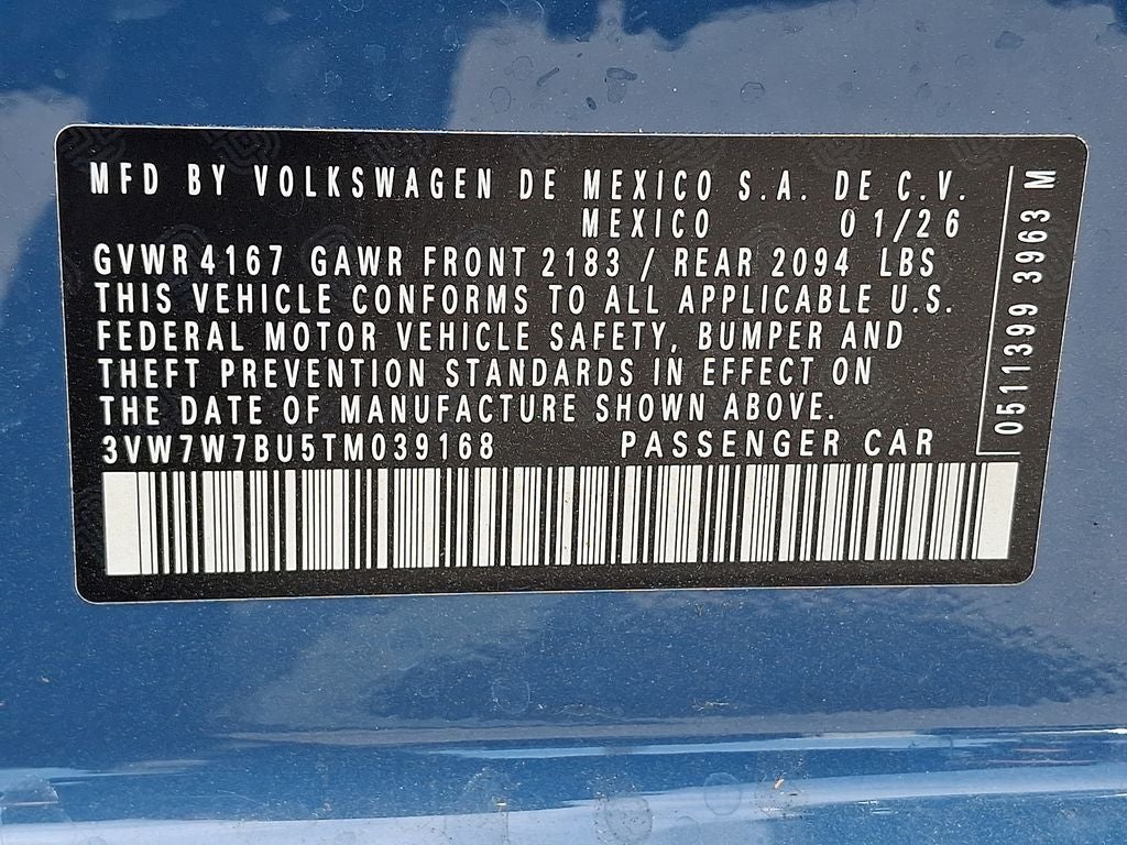 2026 Volkswagen Jetta 1.5T SE