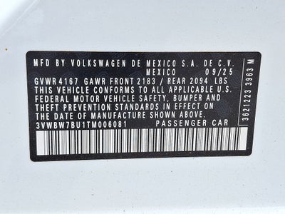 2026 Volkswagen Jetta 1.5T Sport