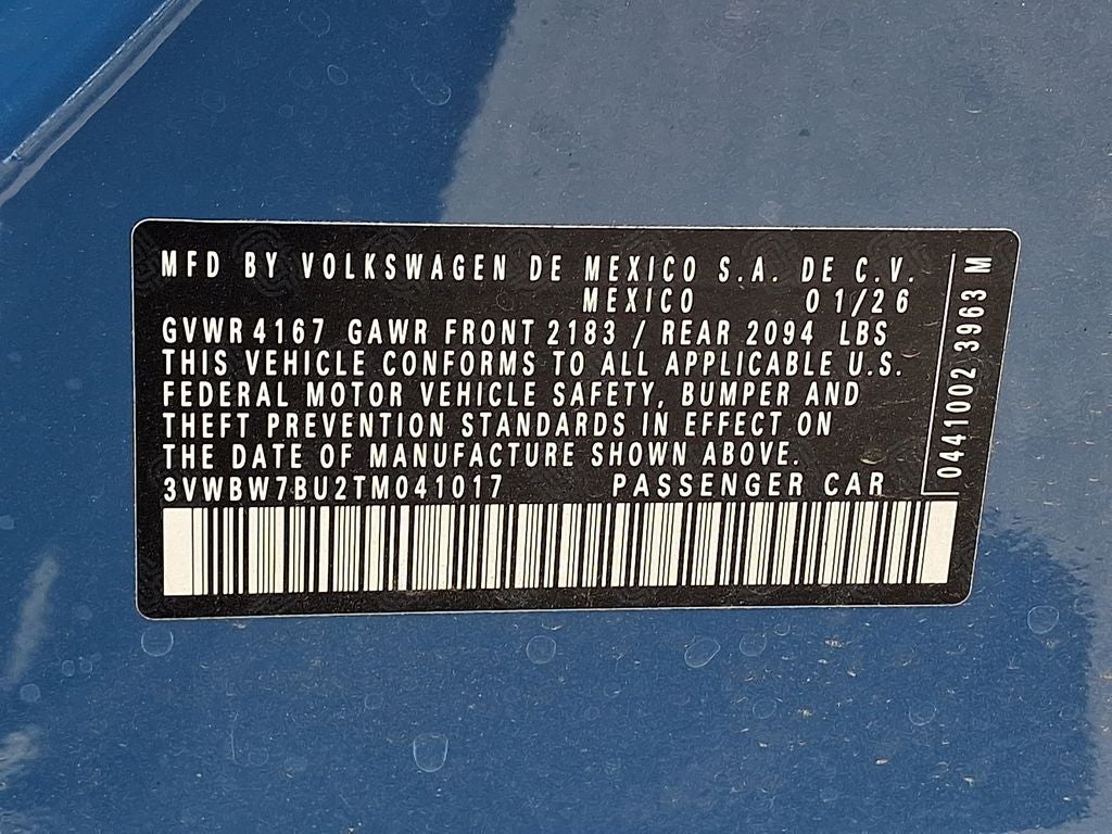 2026 Volkswagen Jetta 1.5T Sport