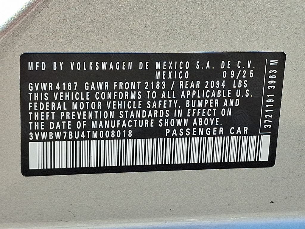 2026 Volkswagen Jetta 1.5T Sport