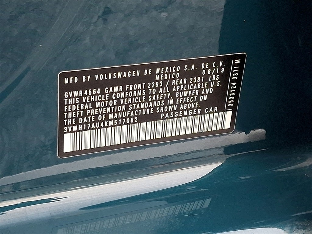 2019 Volkswagen Golf Alltrack TSI SE 4Motion