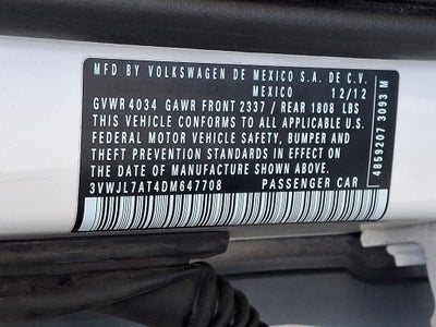 2013 Volkswagen Beetle 2.0 TDI