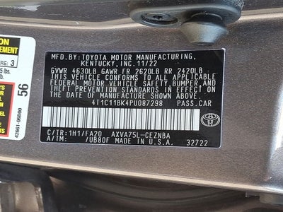 2023 Toyota Camry LE