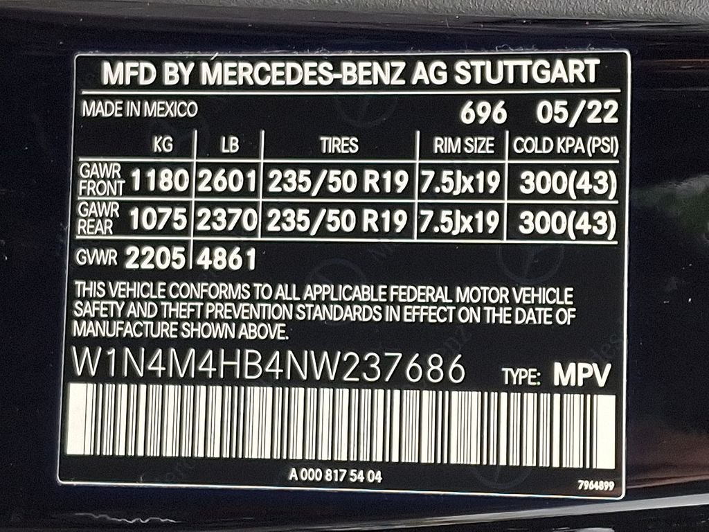 2022 Mercedes-Benz GLB GLB 250 4MATIC®