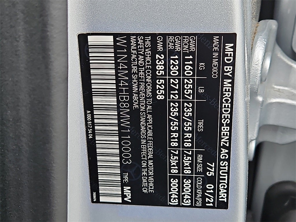 2021 Mercedes-Benz GLB GLB 250 4MATIC®