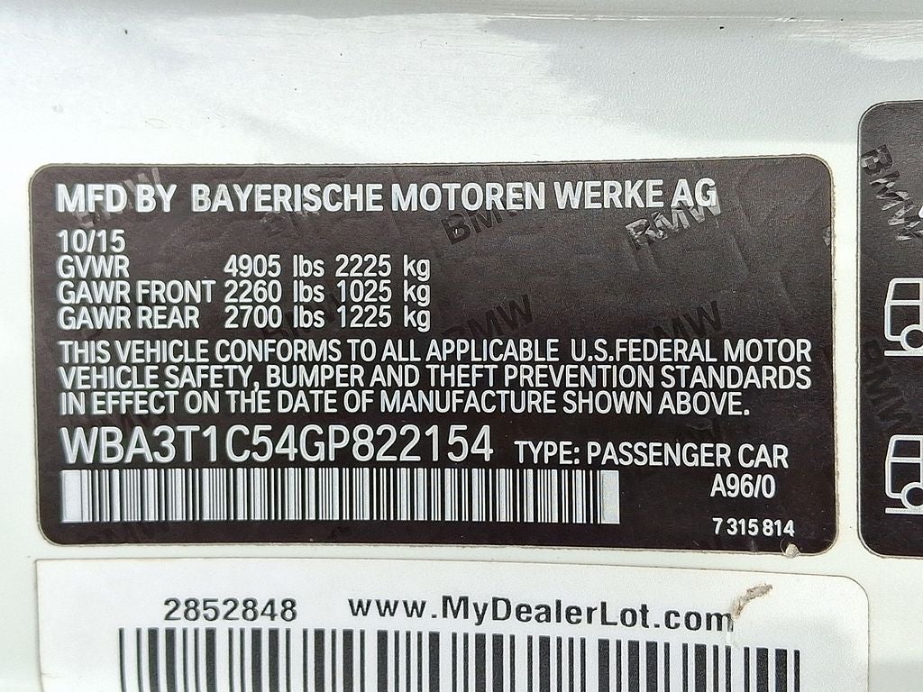 2016 BMW 4 Series 428i xDrive