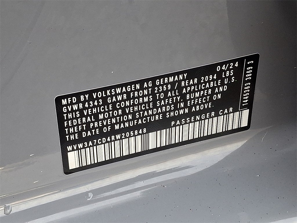 2024 Volkswagen Golf GTI 2.0T SE