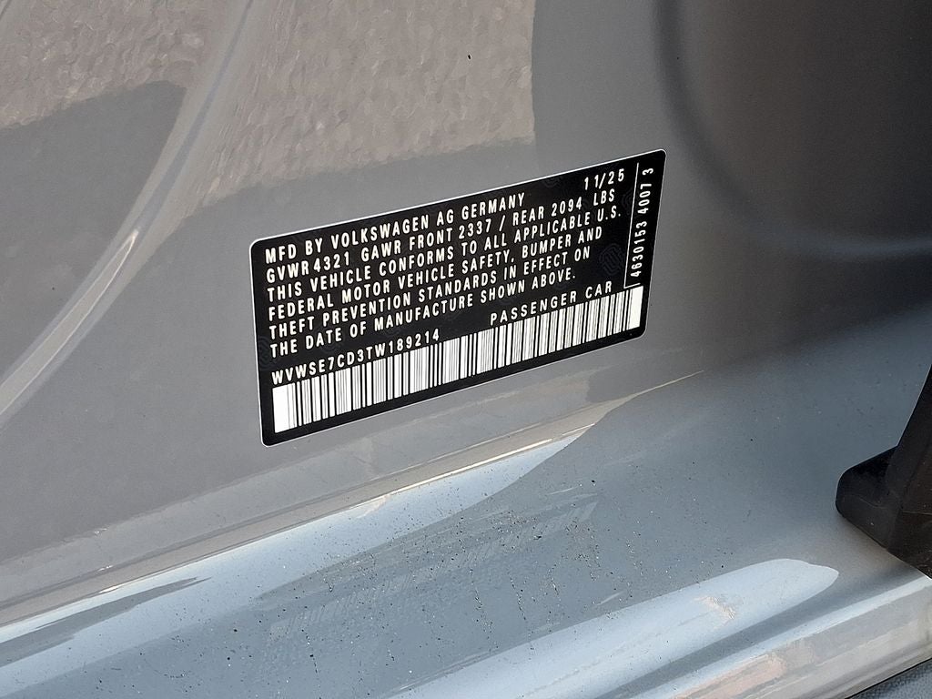 2026 Volkswagen Golf GTI 2.0T SE