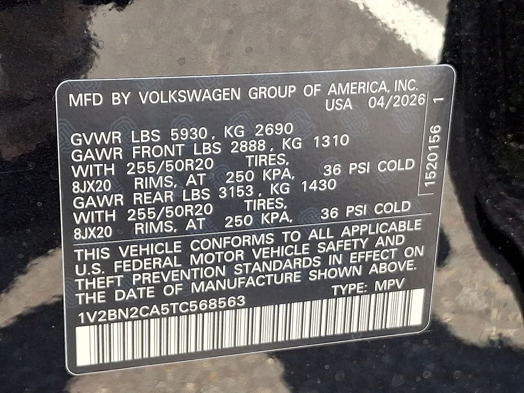 2026 Volkswagen Atlas 2.0T SEL