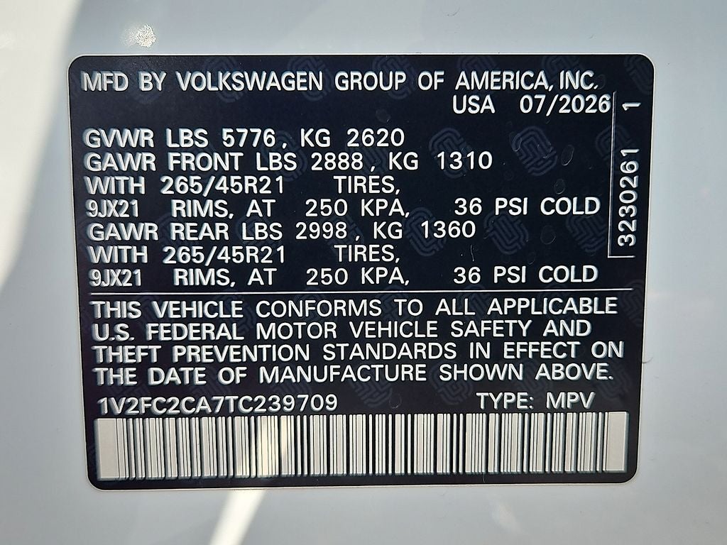 2026 Volkswagen Atlas Cross Sport SEL Premium R-Line