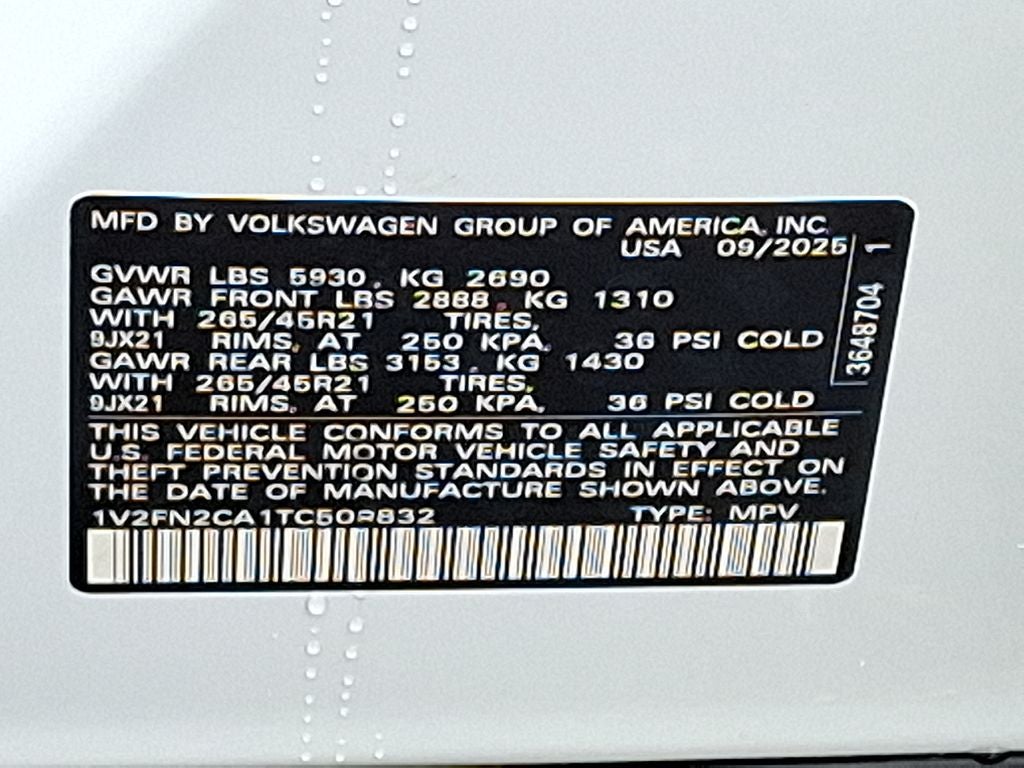 2026 Volkswagen Atlas 2.0T SEL Premium R-Line