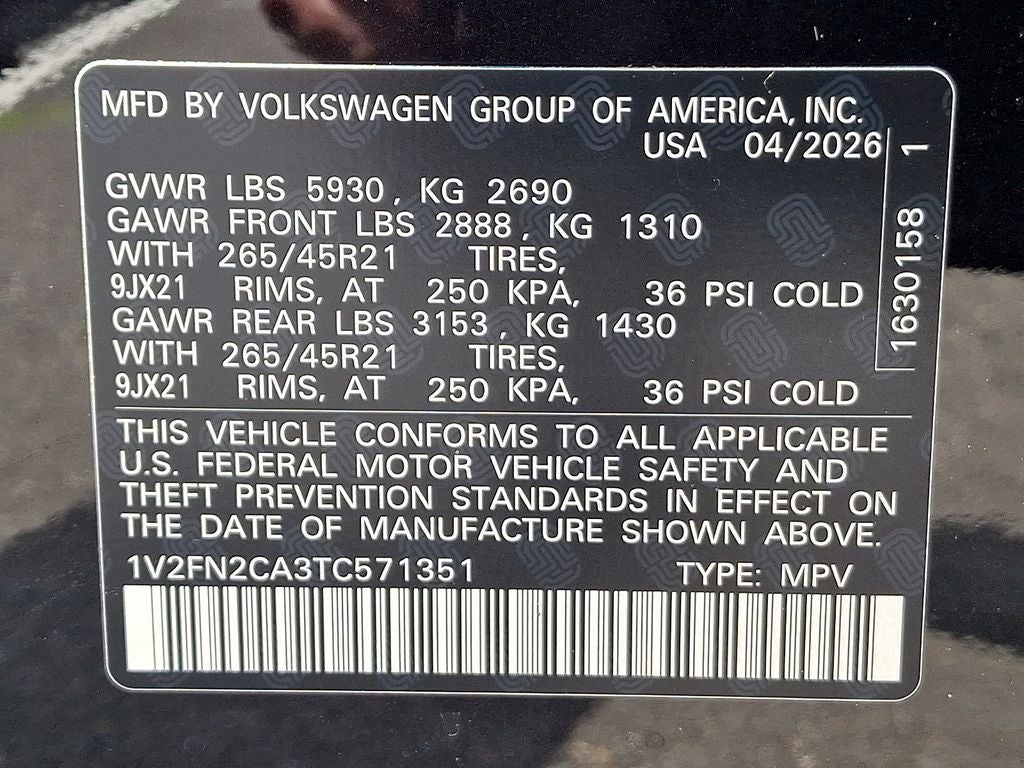 2026 Volkswagen Atlas 2.0T SEL Premium R-Line