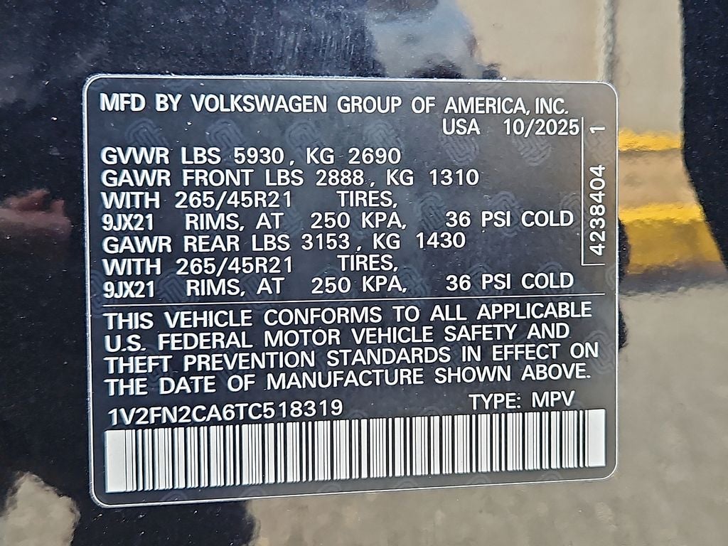 2026 Volkswagen Atlas 2.0T SEL Premium R-Line