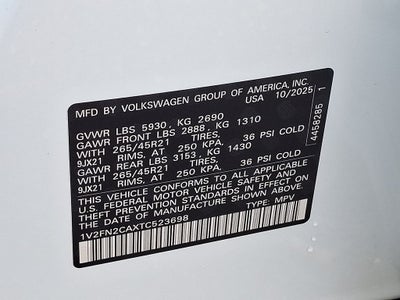 2026 Volkswagen Atlas 2.0T SEL Premium R-Line