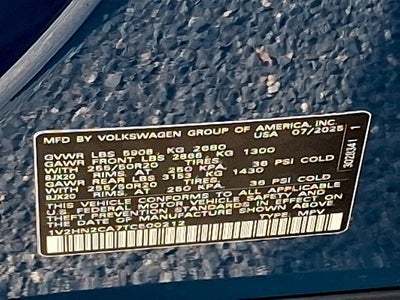 2026 Volkswagen Atlas 2.0T SE w/Technology