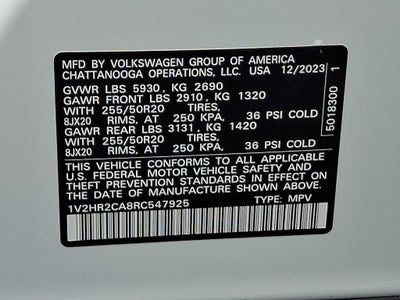 2024 Volkswagen Atlas 2.0T SE w/Technology