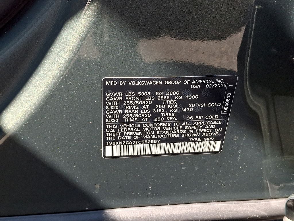 2026 Volkswagen Atlas 2.0T SE w/Technology