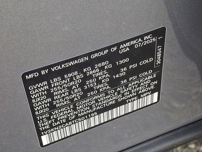 2026 Volkswagen Atlas 2.0T SE w/Technology