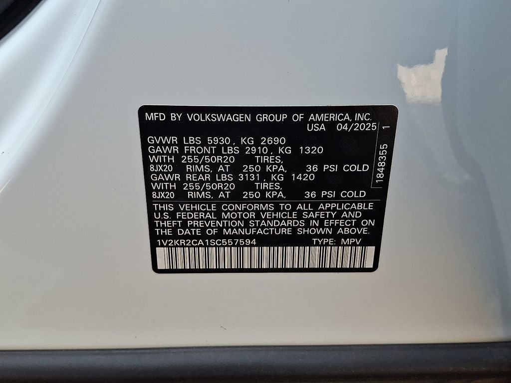 2025 Volkswagen Atlas 2.0T SE w/Technology