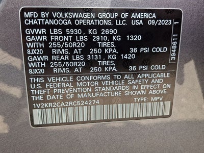 2024 Volkswagen Atlas 2.0T SE w/Technology