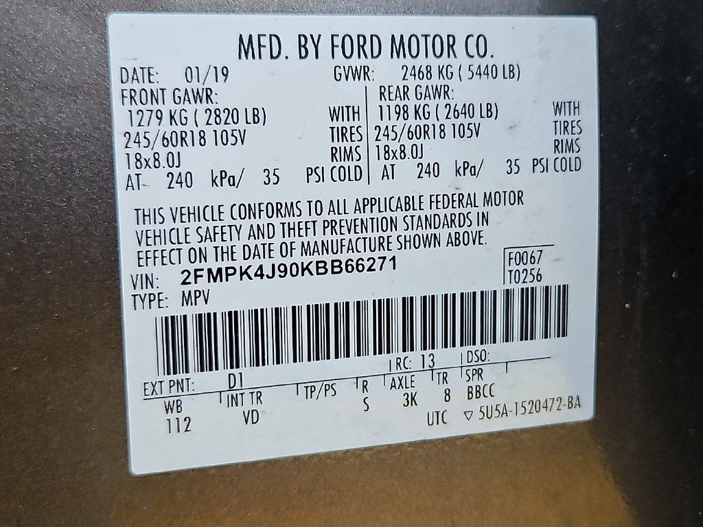 2019 Ford Edge SEL