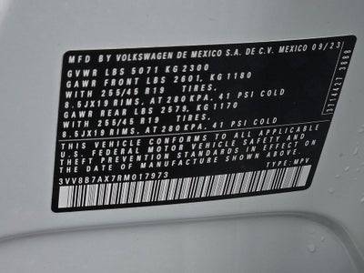 2024 Volkswagen Tiguan 2.0T SE R-Line Black