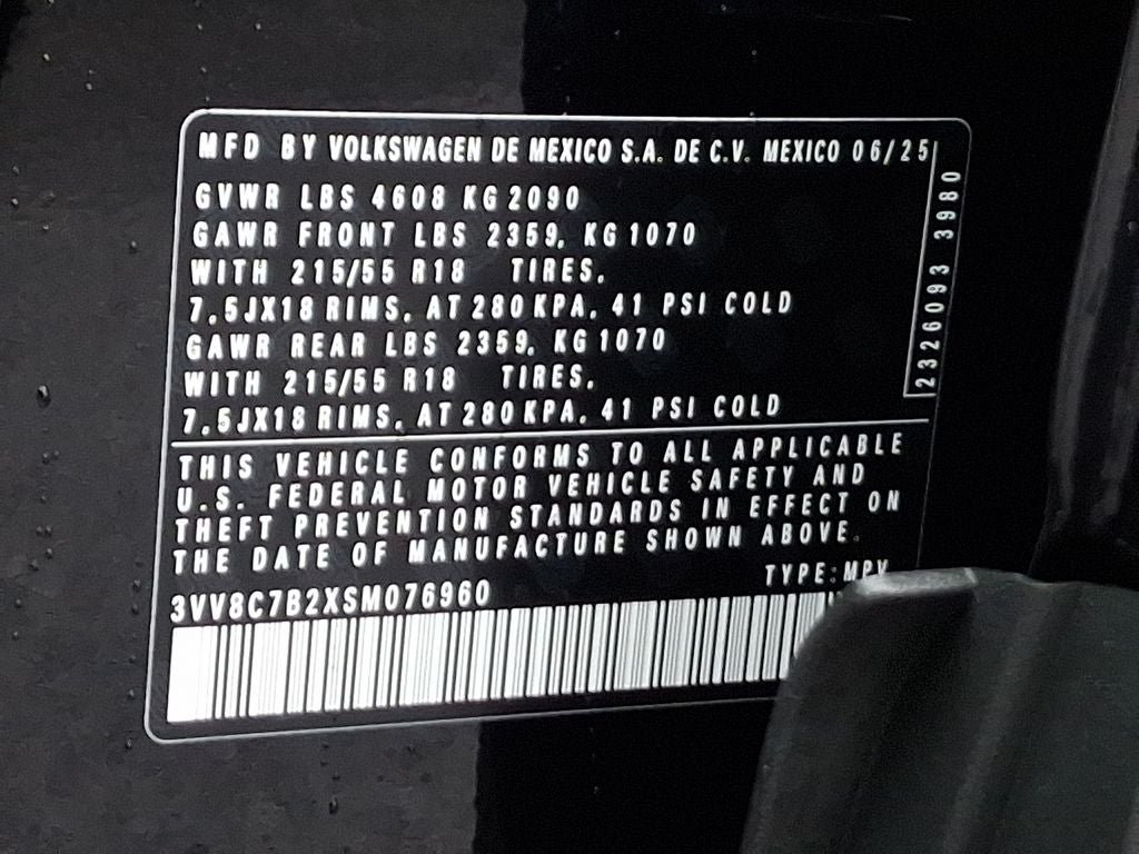 2025 Volkswagen Taos 1.5T S