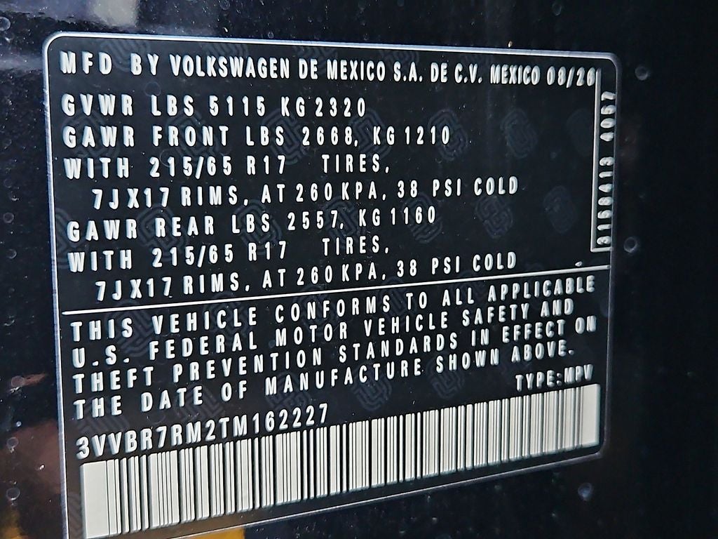 2026 Volkswagen Tiguan 2.0T S