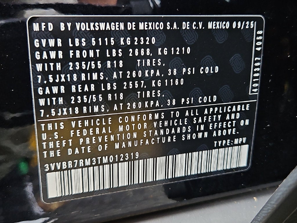 2026 Volkswagen Tiguan S