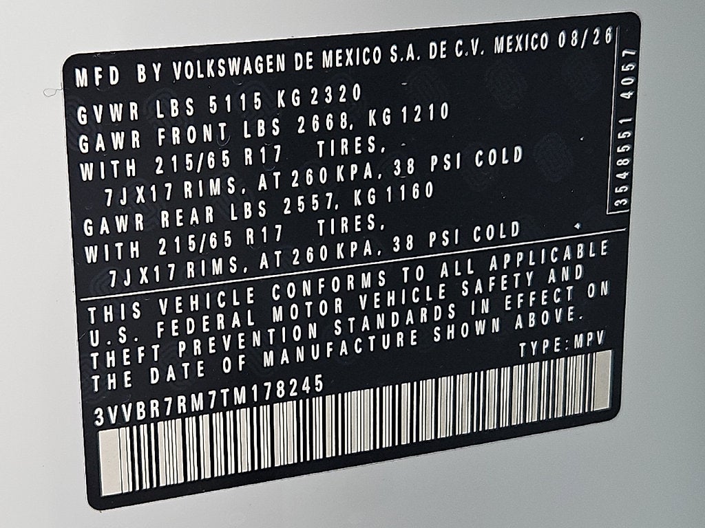 2026 Volkswagen Tiguan S