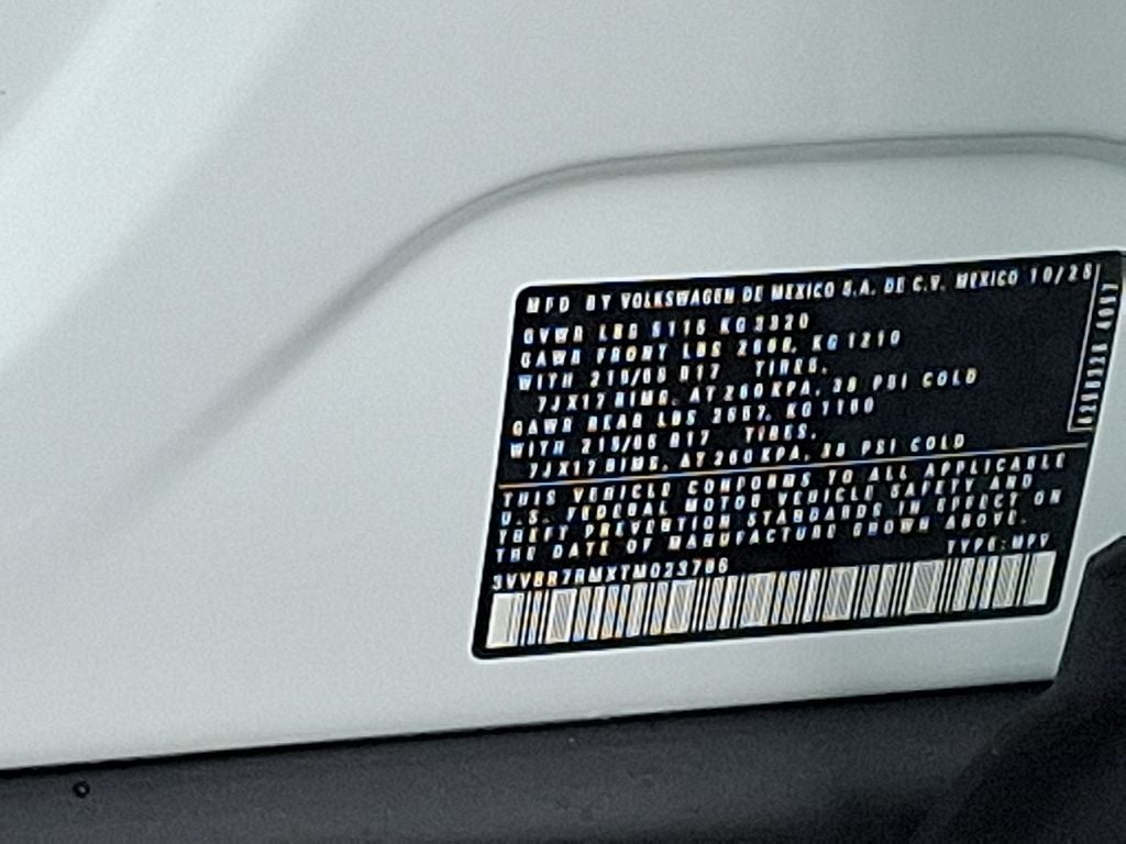 2026 Volkswagen Tiguan 2.0T S